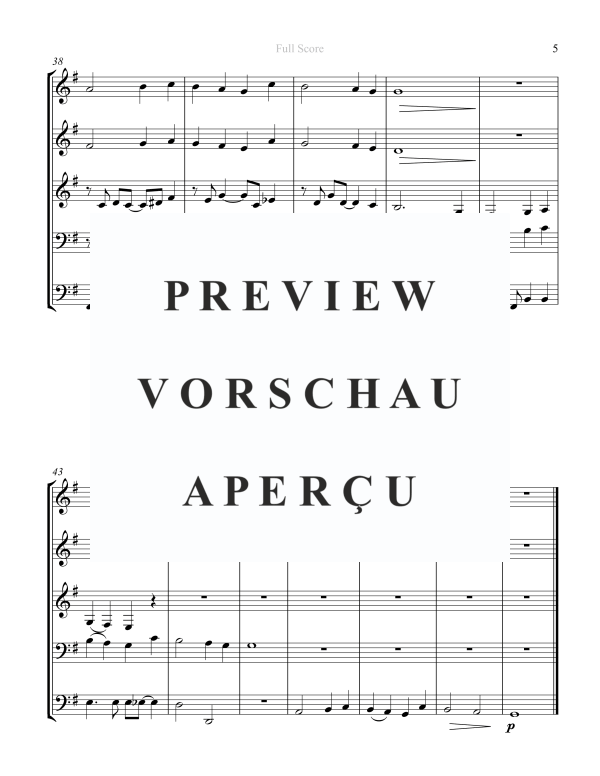 Produktgalerie: Seite 7 von 11 Abide With Me, , Blechbläser Quintett