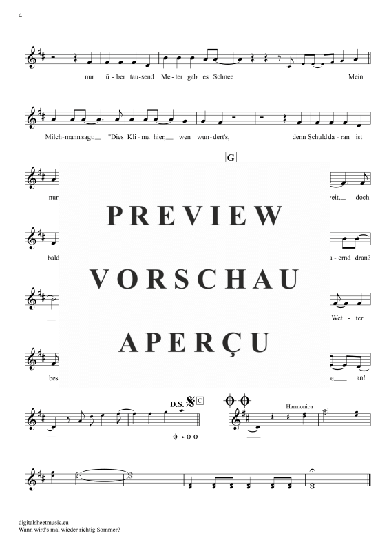 Product gallery: Page 5 of 5 Wann wird’s mal wieder richtig Sommer , Carrell, Rudi, Blockflöte