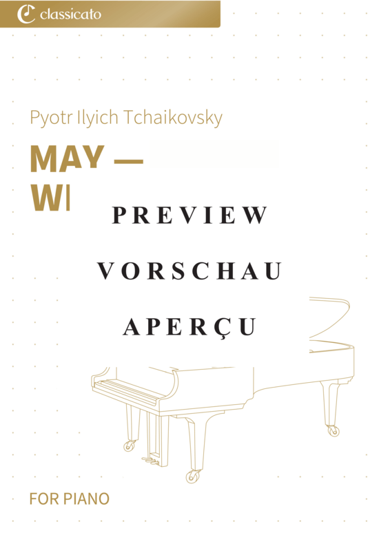 Product gallery: Page 2 of 8 May - White Nights - The Seasons, Op. 37b, No. 5 , , Piano Solo