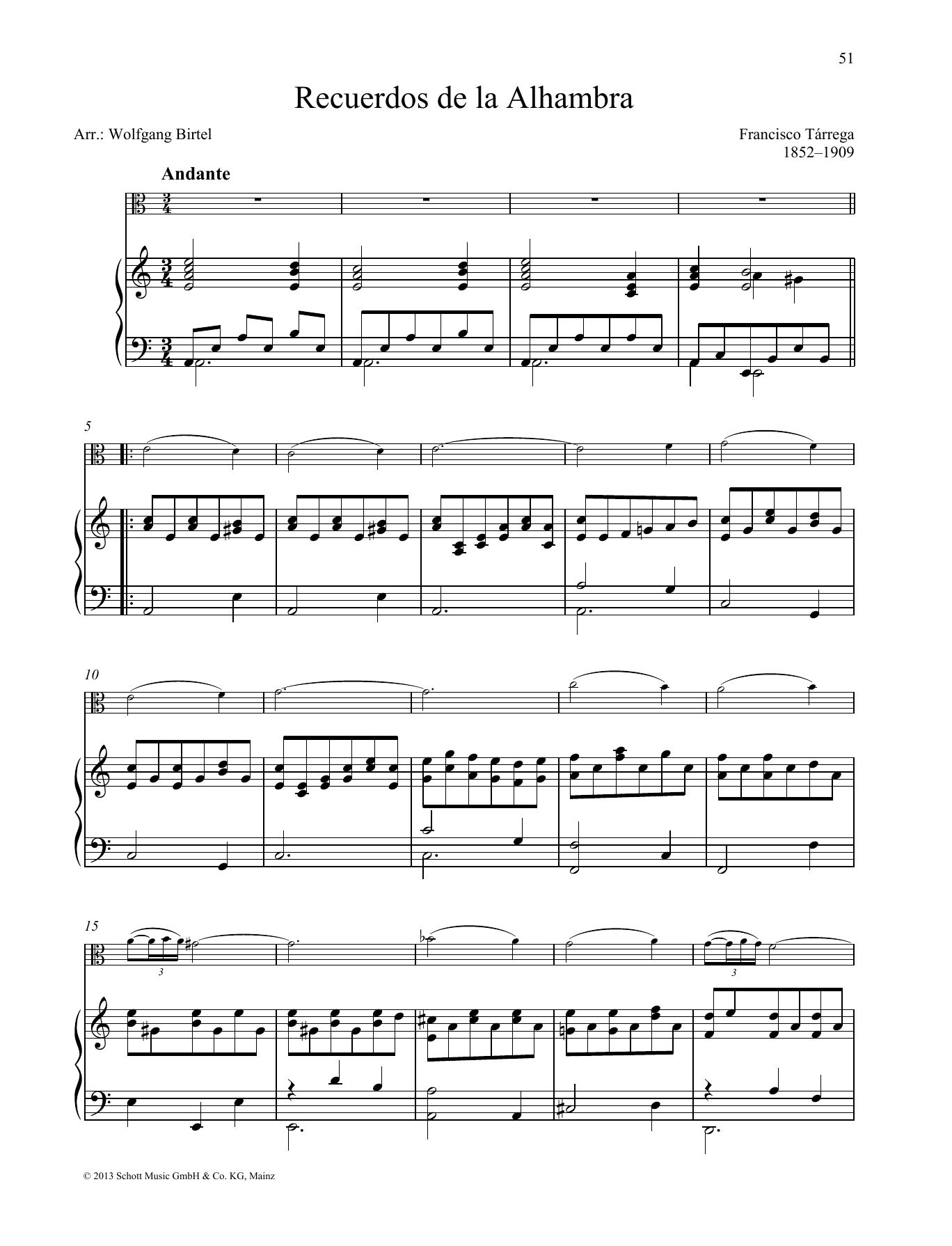 Produktbild zu:  Recuerdos de la Alhambra - Francisco Tárrega