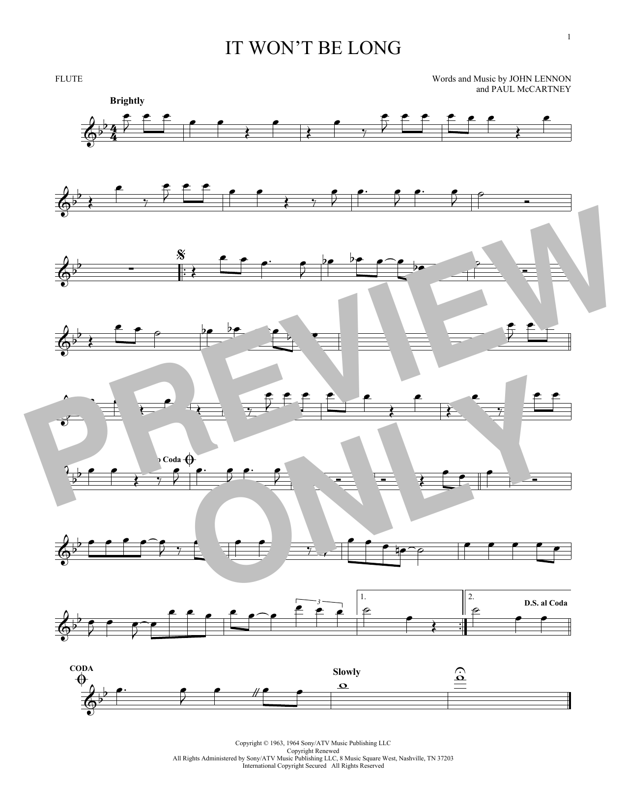 Product gallery: Page 1 of 1 It Won't Be Long, The Beatles