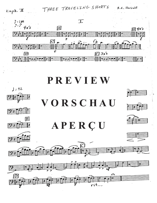 Product gallery: Page 21 of 21 Three Traveling Shorts , , (Tuba Quartett EETT)