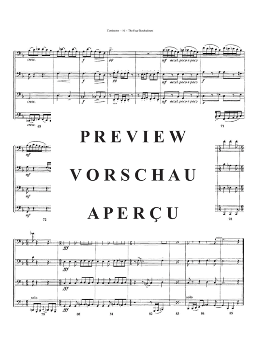 Product gallery: Page 14 of 21 The Four Troubadours , , (Tuba Quartett EETT)