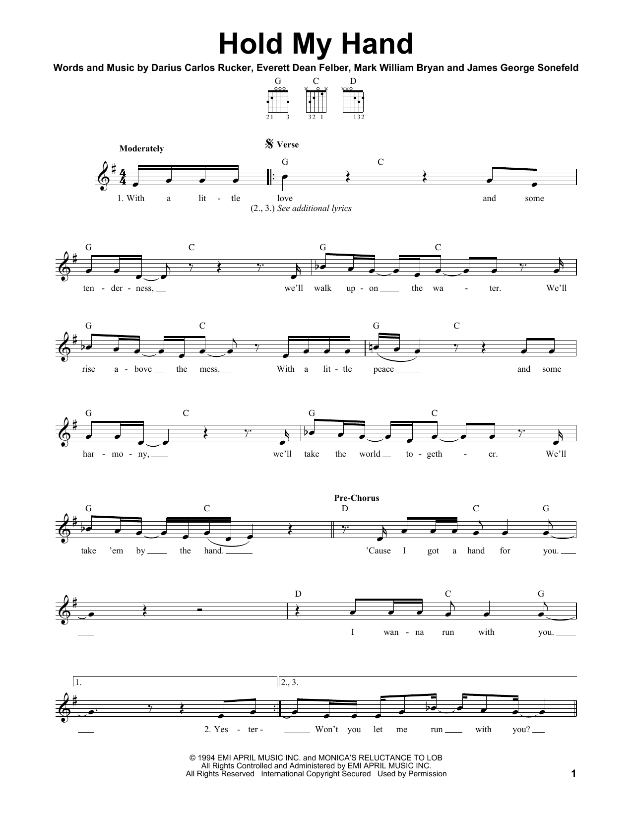 Produktbild zu: Hold My Hand