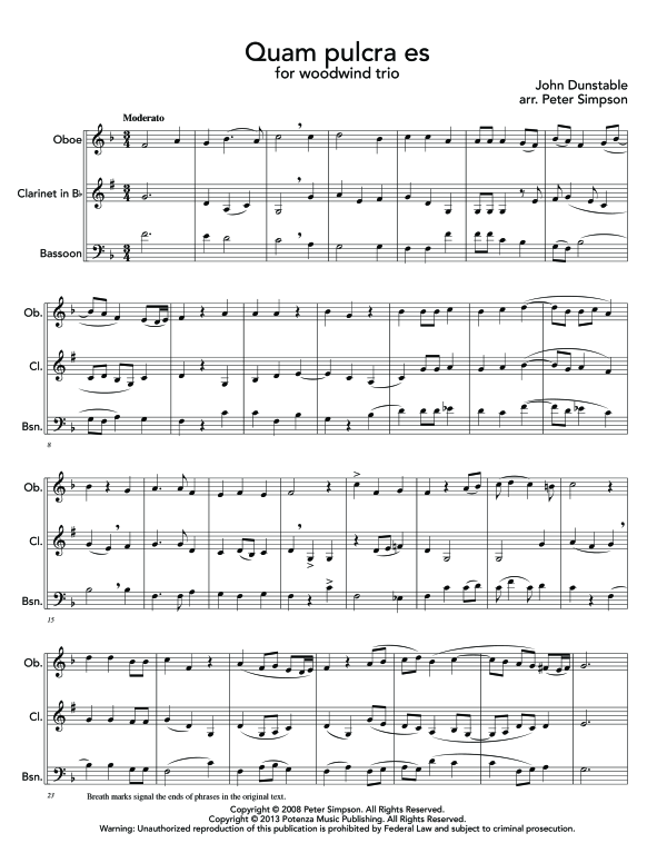 Product gallery: Page 1 of 11 Three Reed Trios, , (woodwind trio oboe, clarinet and bassoon)