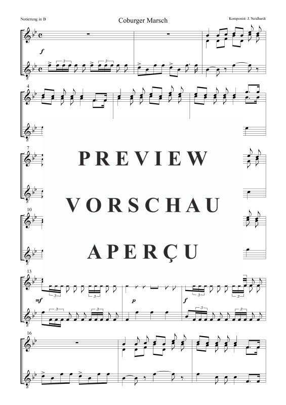 Produktgalerie: Seite 4 von 5 Coburger Marsch, , Posaunenchor