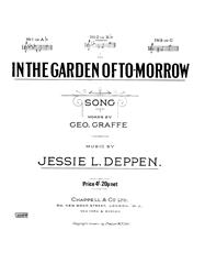cover: In The Garden Of Tomorrow, Jessie L. Deppen, Gesang, Klavier