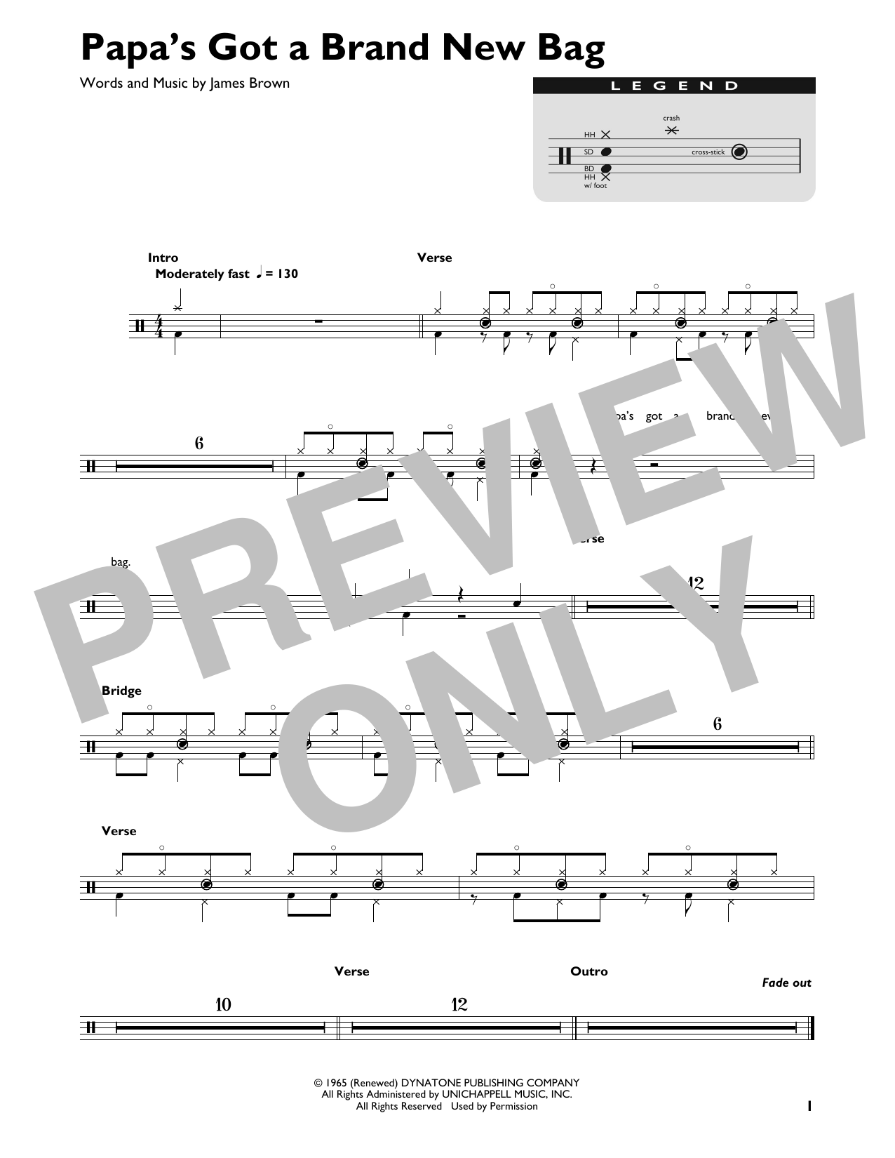 Product gallery: Page 1 of 1 Papa's Got A Brand New Bag, James Brown