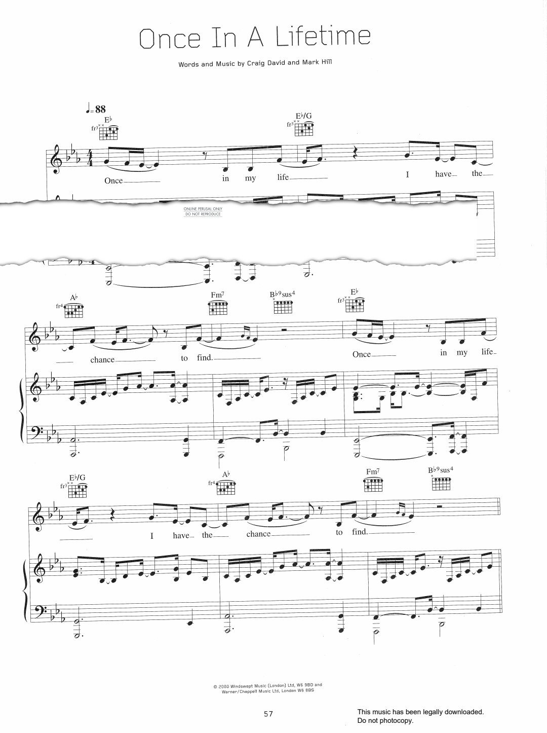 Product gallery: Page 1 of 1 Once In A Lifetime, Craig David