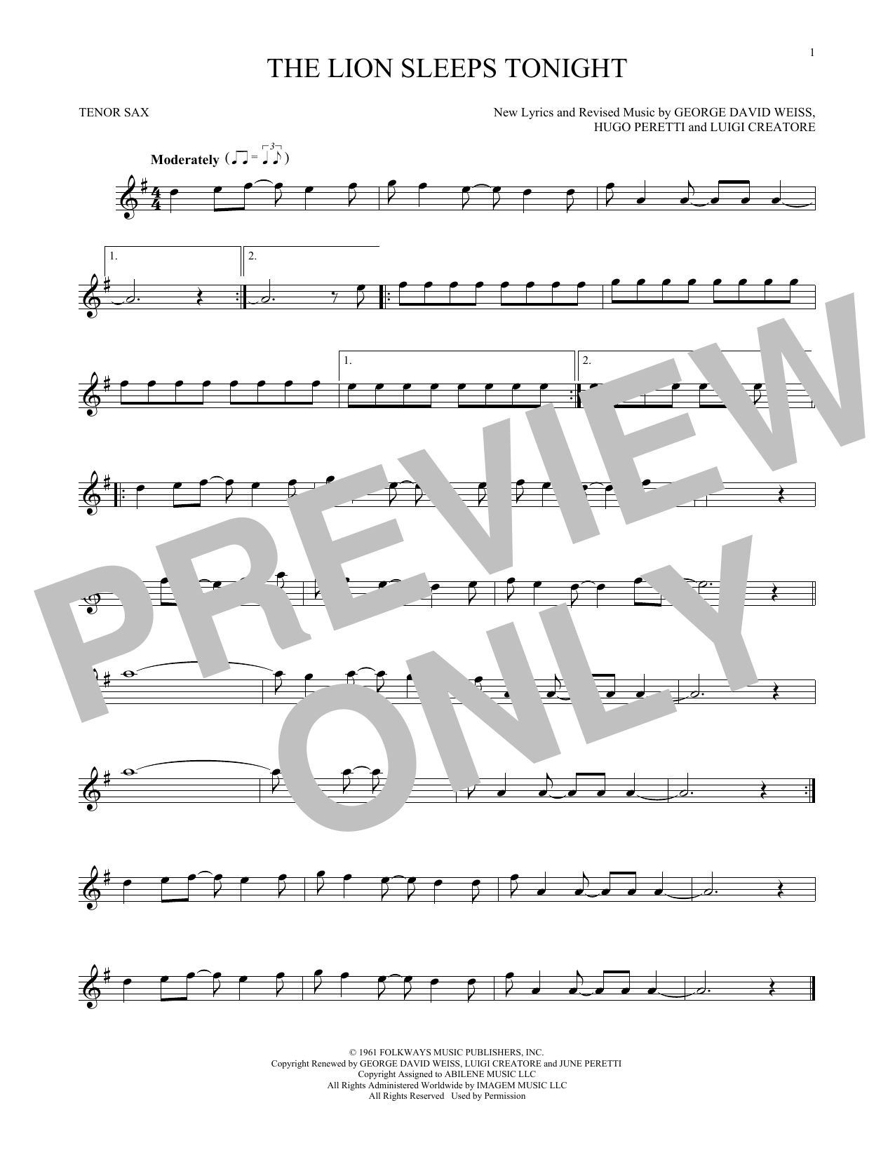 Product gallery: Page 1 of 1 The Lion Sleeps Tonight, Tokens