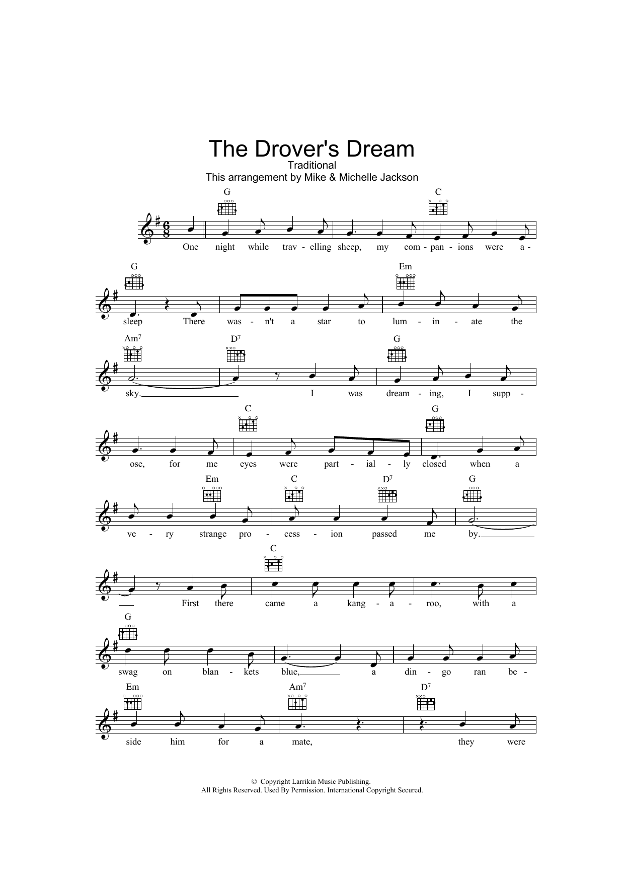 Product picture to: The Drover's Dream