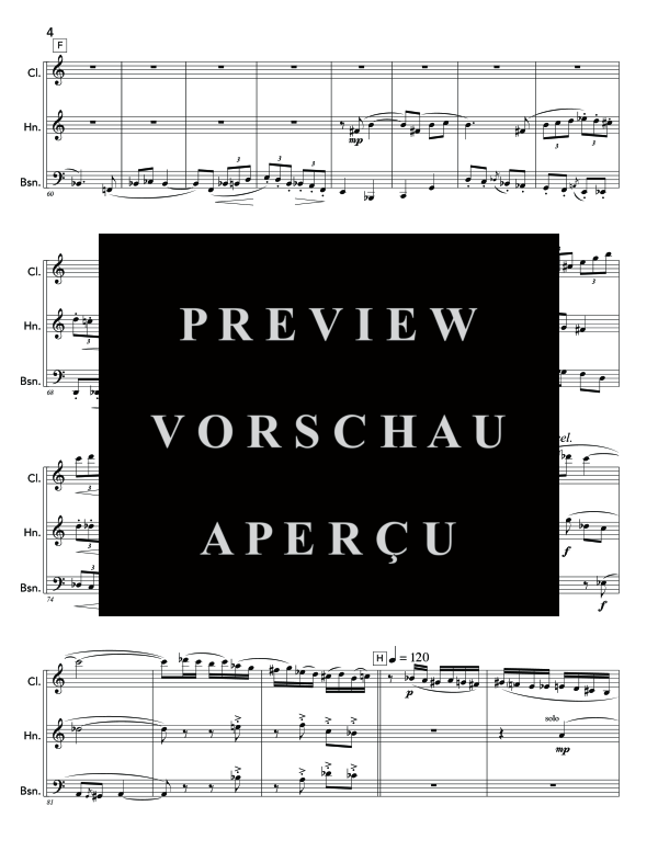 Product gallery: Page 8 of 11 Trio, Op. 65, , (trio clarinet, horn and bassoon)
