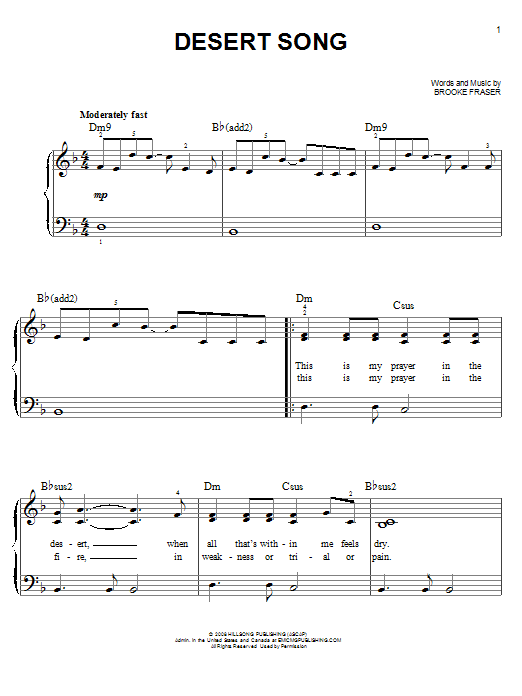 Produktbild zu: Desert Song