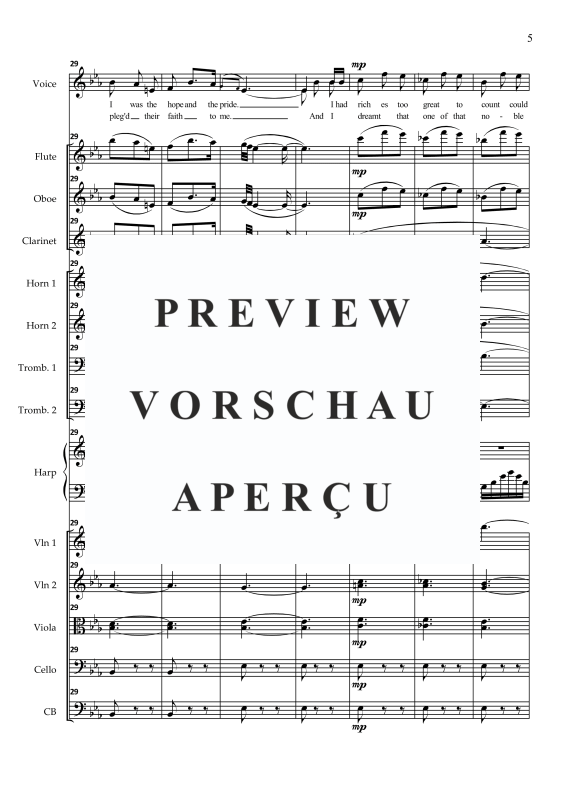 Product gallery: Page 8 of 11 I dreamt I dwelt in Marble Halls, , Soprano Solo and Small Orchestra