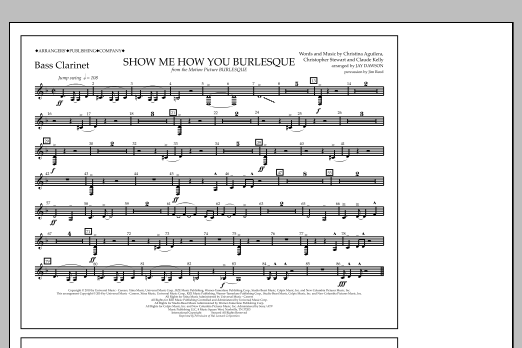 Produktbild zu: Show Me How You Burlesque - Bass Clarinet
