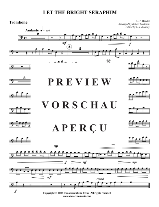 gallery: Let the Bright Seraphim , , (Blechbläserquintett)
