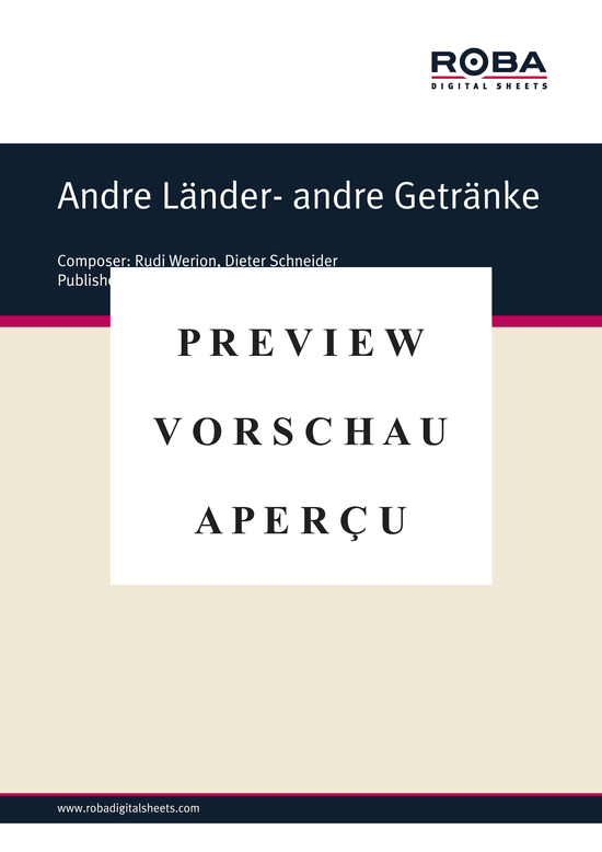 Product gallery: Page 2 of 4 Andre Länder- andre Getränke , , Piano and Voice