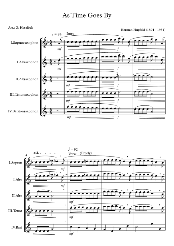 Produktbild zu: As Time Goes ByHerman Hupfeld