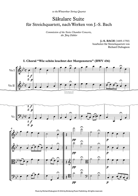 Produktgalerie: Seite 1 von 1 Säkulare Suite, Richard Dubugnon, Viola, Violine, Violoncello