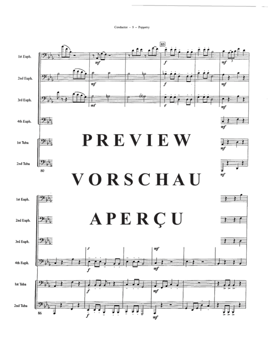 Produktgalerie: Seite 12 von 21 Puppetry , , (Tuba Ensemble EEEETT)