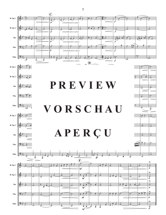 Produktgalerie: Seite 6 von 21 Quintet Nr. 1 , , (Blechbläserquintett)