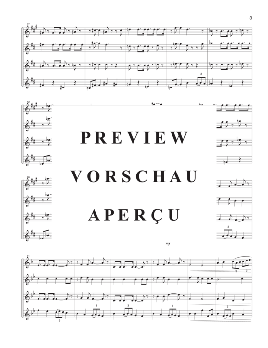 Produktgalerie: Seite 6 von 19 Dry Bones , , (3 Trompeten in B und 1 Basstrompete/Posaune)