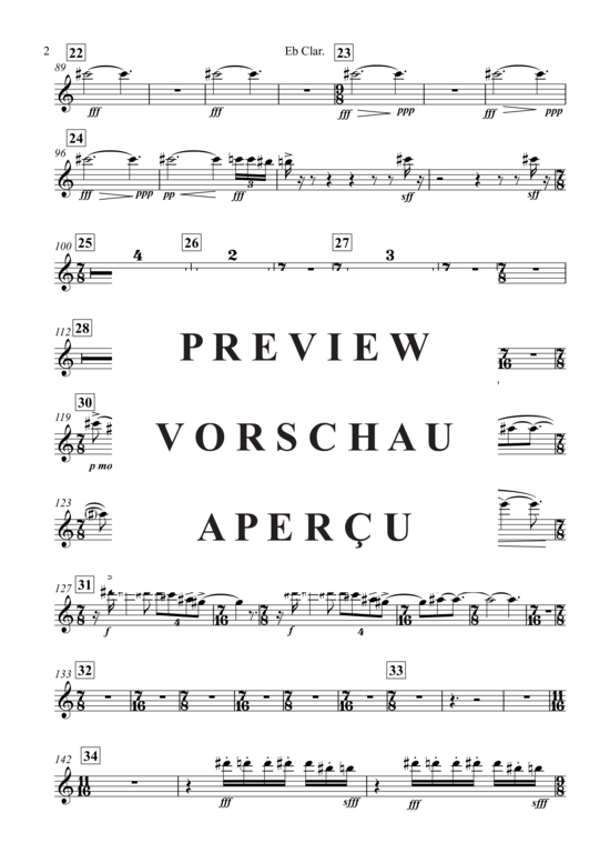 Produktgalerie: Seite 4 von 5 Sensemaya , , (Klarinette in Es)