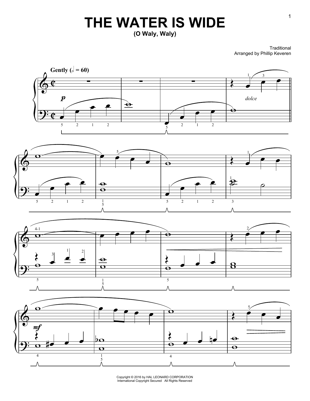 Produktgalerie: Seite 1 von 1 Water Is Wide, Traditional, Klavier