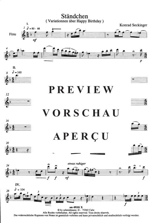 gallery: Ständchen , , (alto/flute + piano)