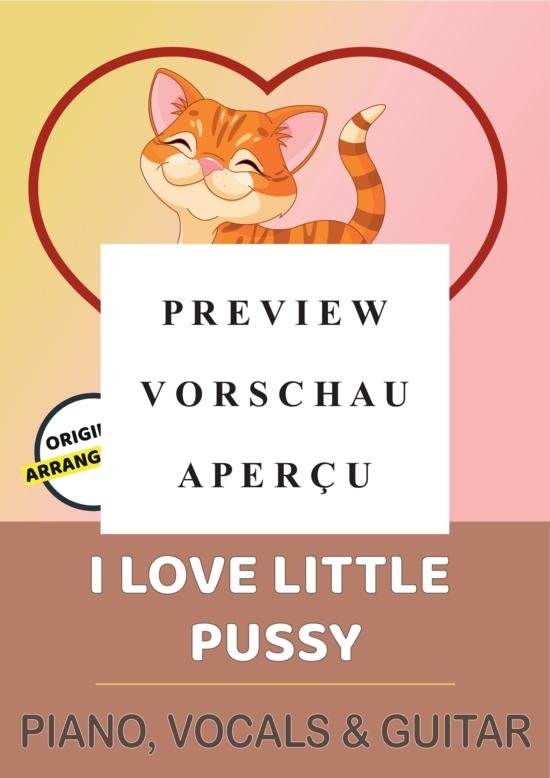 Produktgalerie: Seite 2 von 5 I Love Little Pussy, , (Gesang + Klavier, Gitarre)