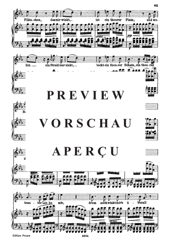 Product gallery: Page 6 of 7 Im Freien D.880, , High Voice and Piano