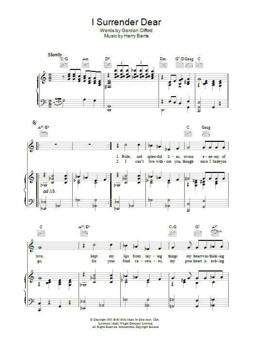 Produktbild zu: I Surrender, Dear
