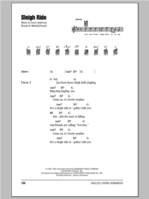 Product gallery: Page 1 of 1 Sleigh Ride, Leroy Anderson
