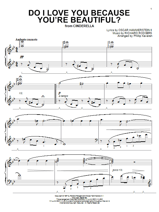 Produktbild zu: Do I Love You Because You're Beautiful? (arr. Phillip Keveren)