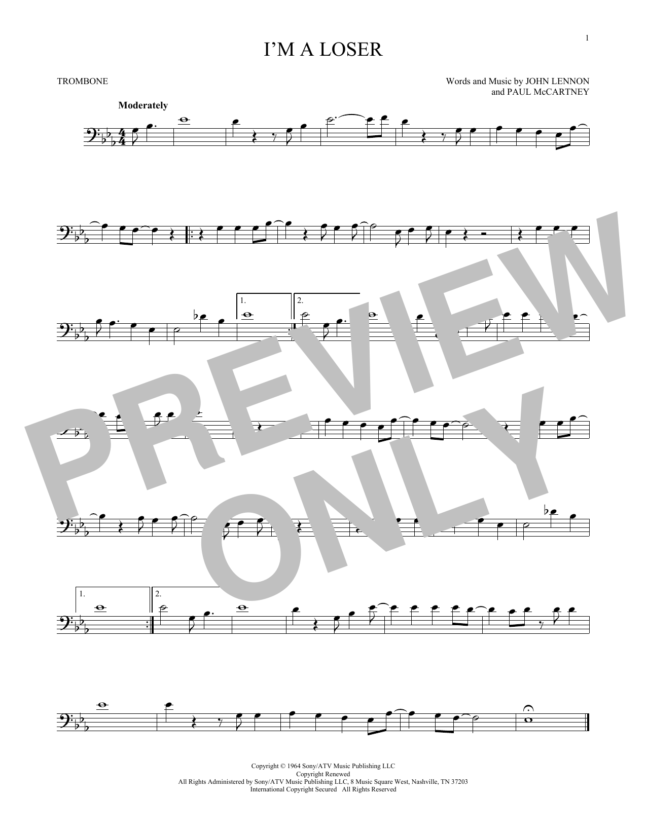 Product gallery: Page 1 of 1 I'm A Loser, The Beatles