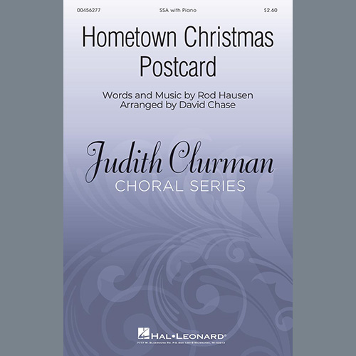 Produktbild zu: A Hometown Christmas Postcard (arr. David Chase)