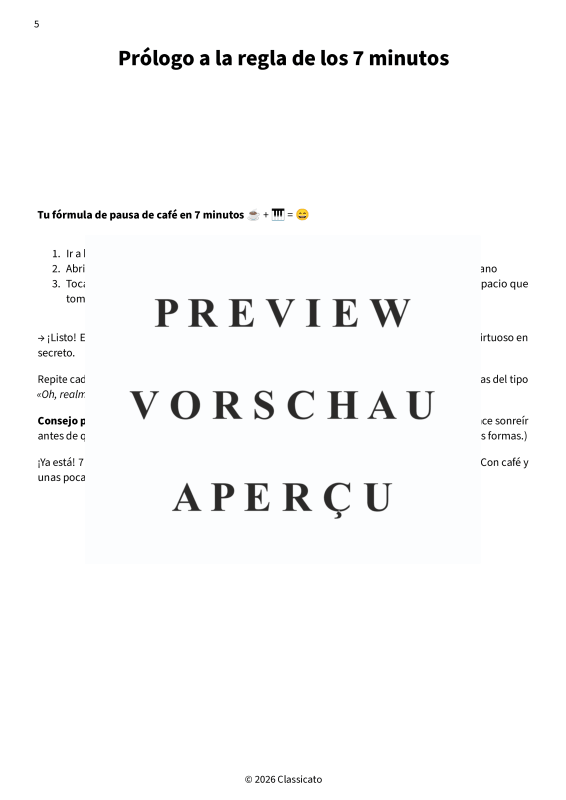 gallery: Pausa para café al piano - Piezas reconfortantes simplificadas para breves descansos, , Klavier Solo