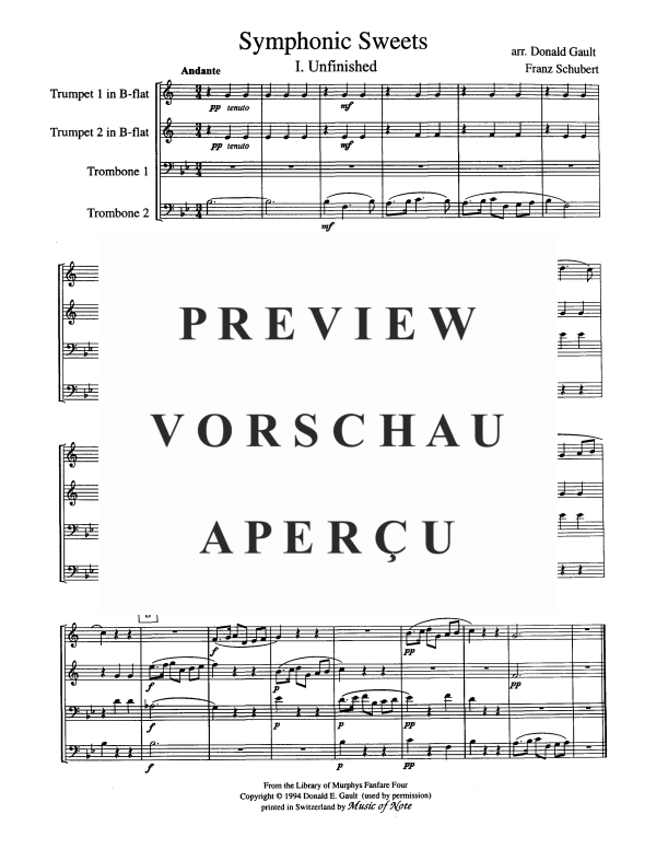 Produktgalerie: Seite 3 von 11 Symphonic Sweets, , Blechbläser Quartett