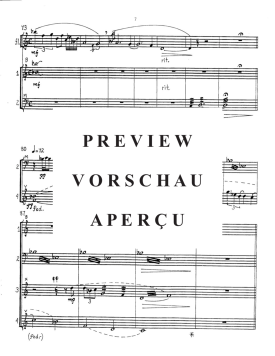 Product gallery: Page 12 of 21 Mysterious Exit , , (solo flute and 4 percussion instruments)