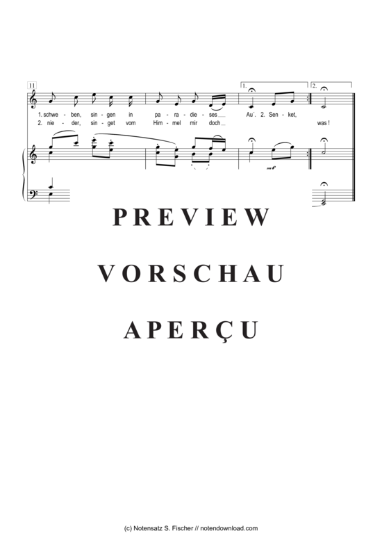 Product gallery: Page 3 of 3 Vöglein und Englein , , Piano and Voice