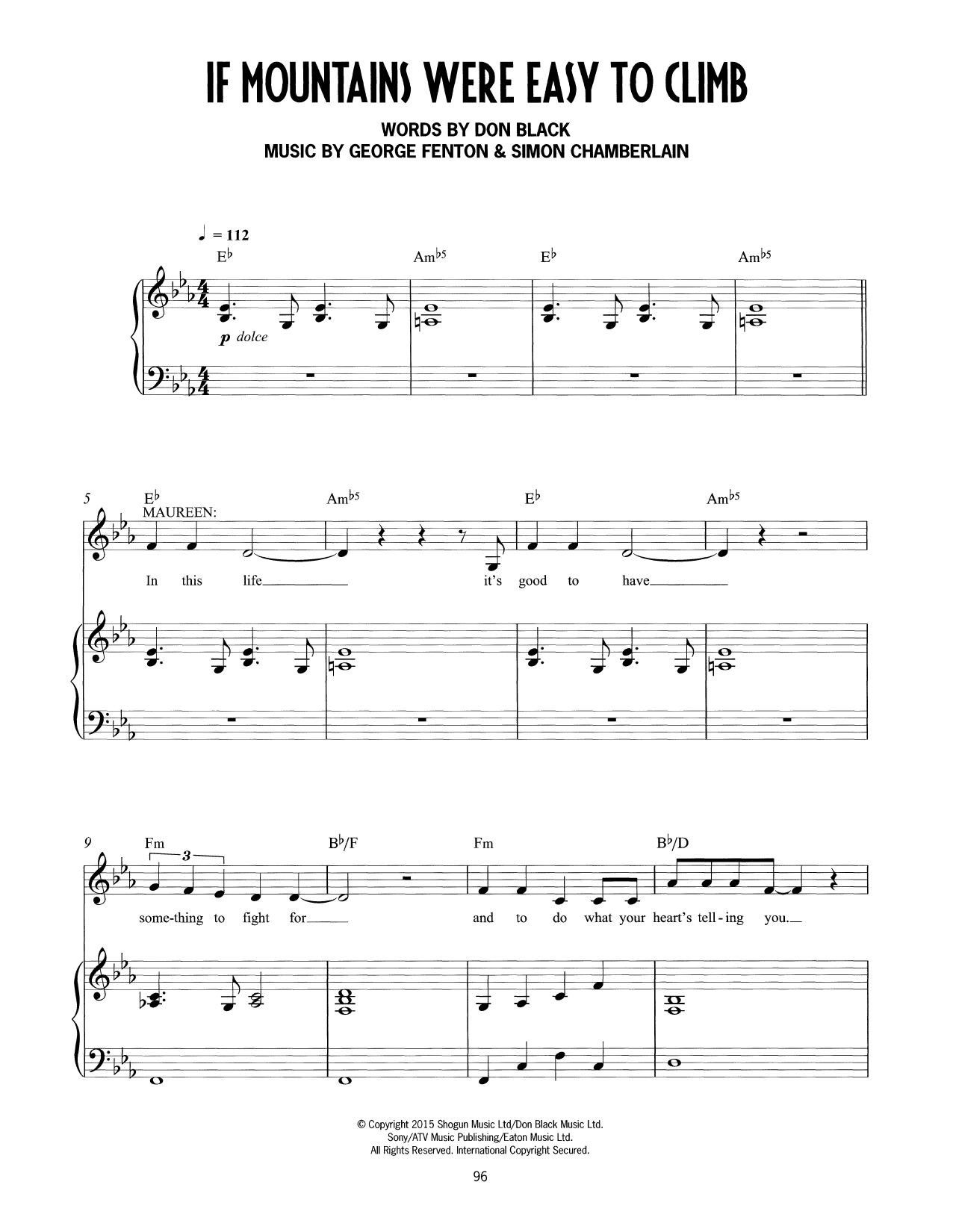 Produktbild zu: If Mountains Were Easy To Climb (from Mrs Henderson Presents)