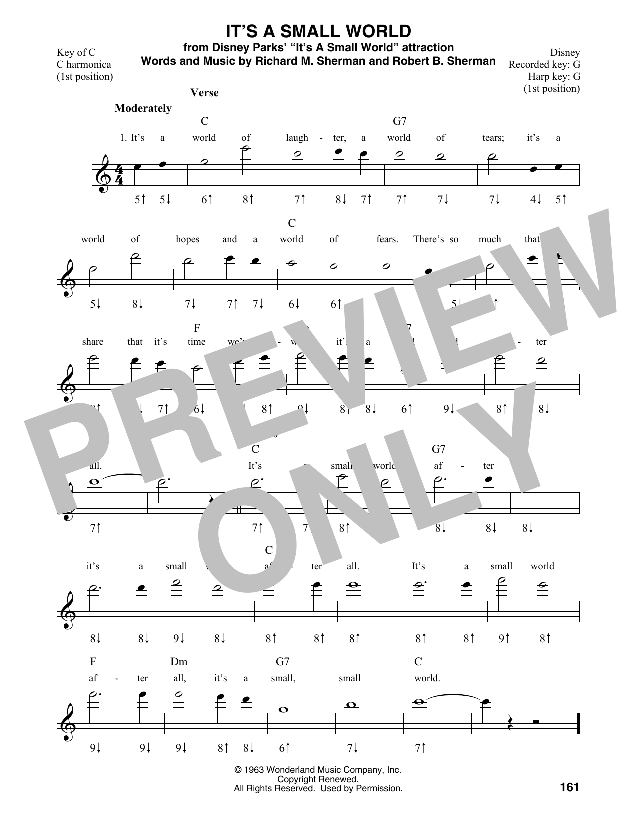 Product gallery: Page 1 of 1 It's A Small World, Sherman Brothers