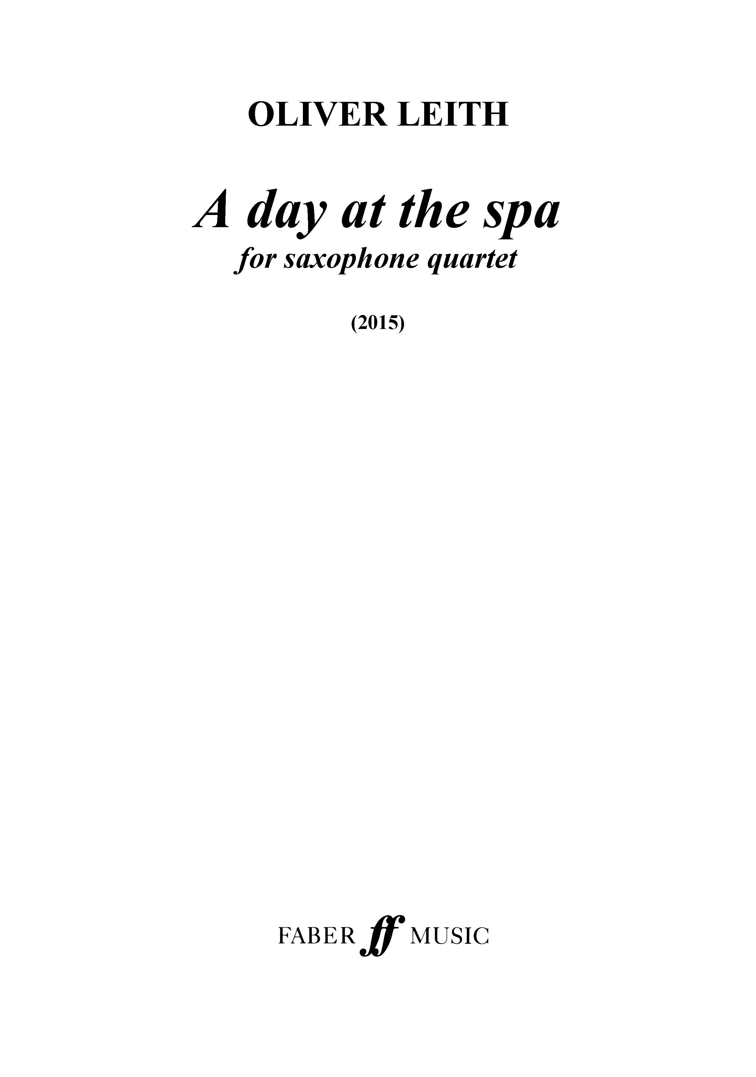 Product picture to: A day at the spa
