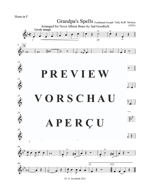 Product gallery: Page 8 of 11 Grandpa's Spells, , Brass Quintet