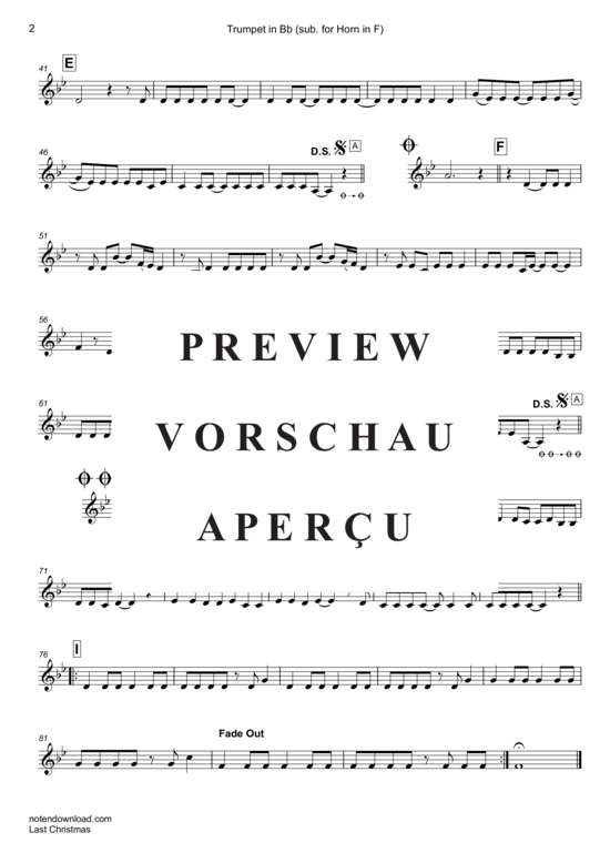 Produktgalerie: Seite 17 von 17 Last Christmas , Michael, George, (Blechbläser Quintett/Ensemble)