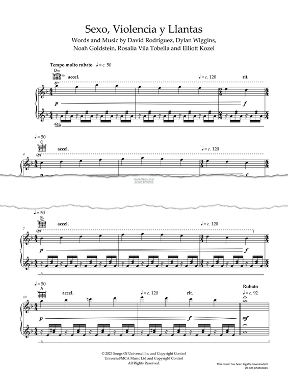 gallery: Sexo, Violencia y Llantas, Rosalía, Gesang, Gitarre, Klavier