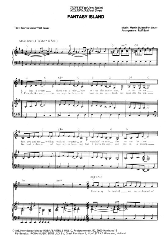 Produktbild zu: Fantasy Island Tight Fit or Millionaires 