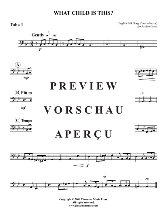 Product gallery: Page 8 of 9 What Child Is This? , , (Tuba Quartet: 2x Baritone, 2xTuba)