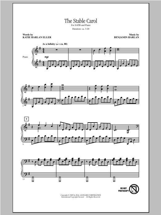 Produktbild zu: The Stable Carol