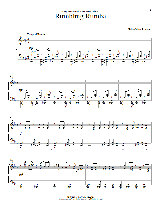 Produktbild zu: Rumbling Rumba
